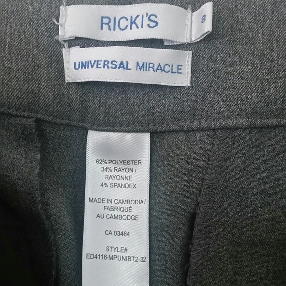 RICKI'S Dress Pants - Size 8 (16.5" W x 40" L) - Picture 5 of 11